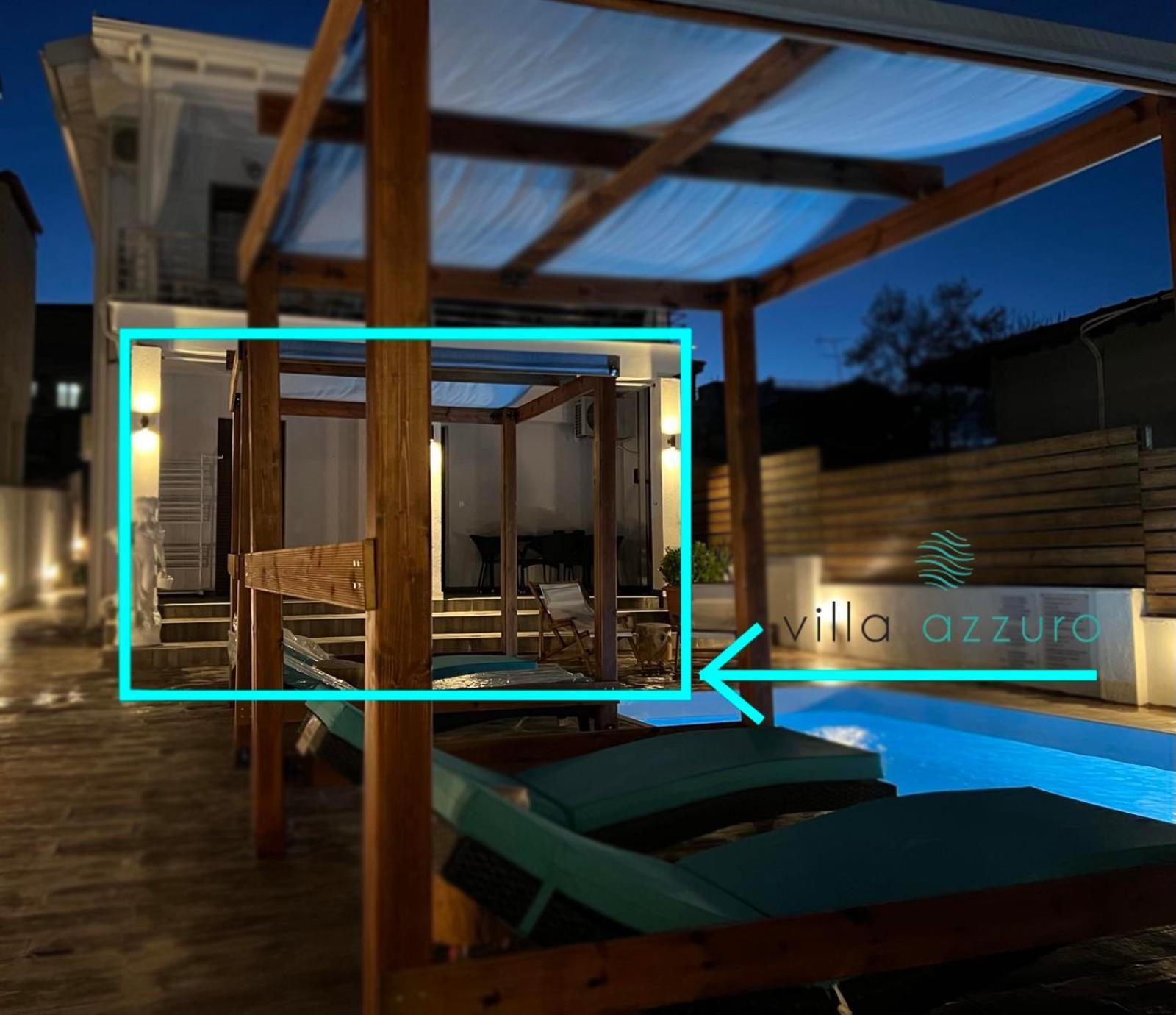 Villa azzuro Nea Kallikrateia Kültér fotó