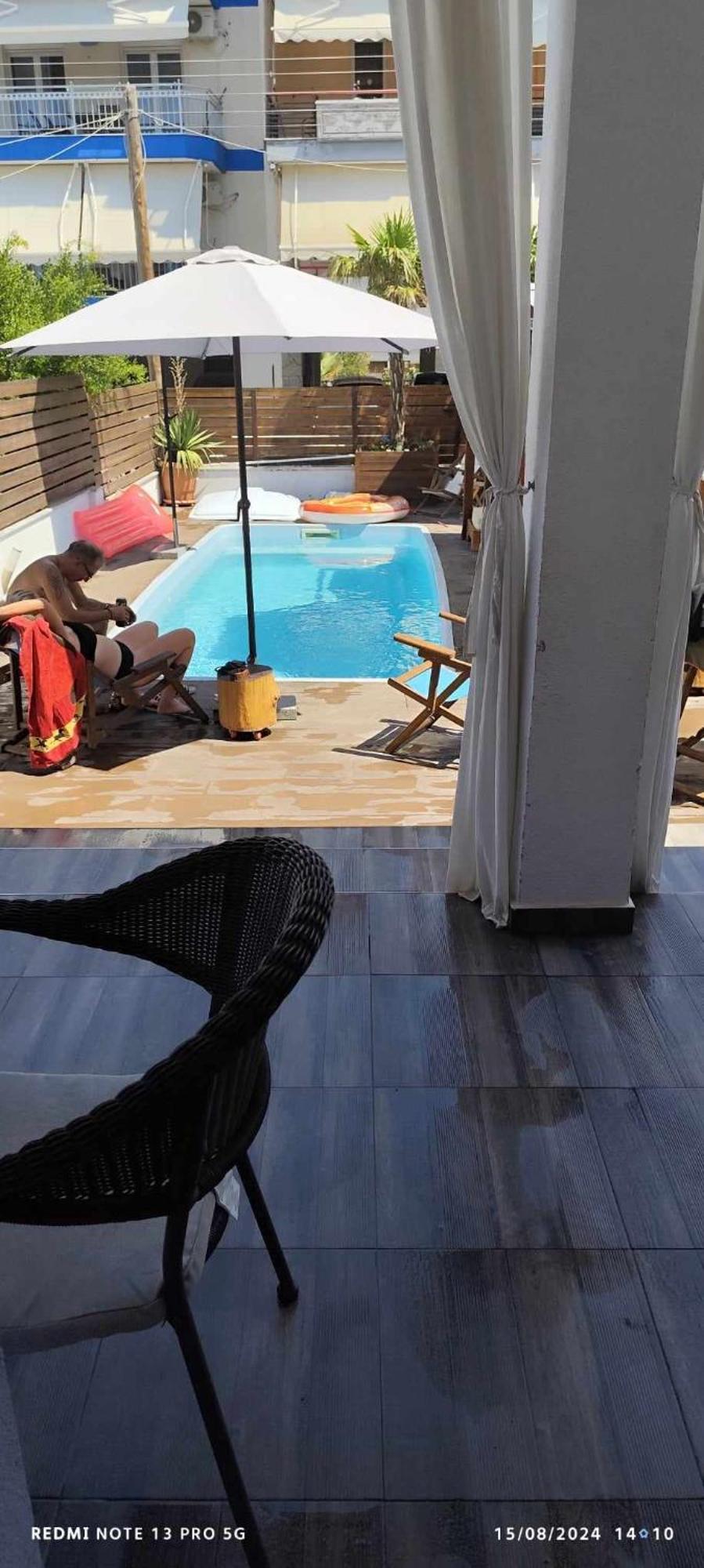 Villa azzuro Nea Kallikrateia Kültér fotó