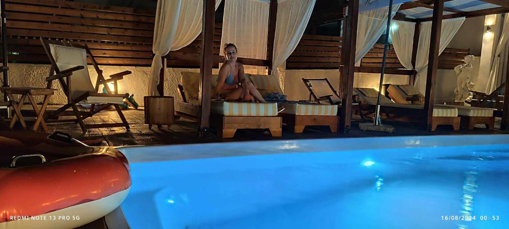Villa azzuro Nea Kallikrateia Kültér fotó